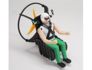 Parafun RC Paramotor Backpack M With Pilot  PNP Version - Green